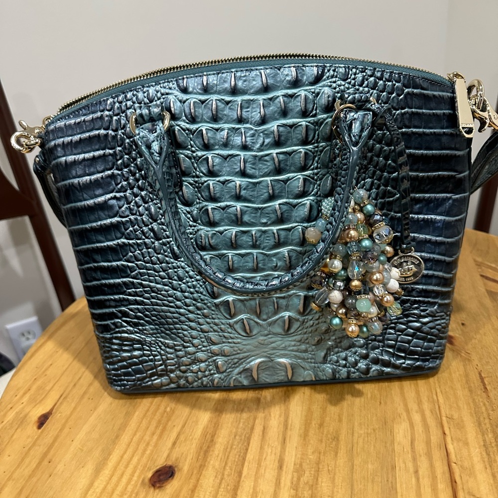 Brahmin Duxbury Satchel Obsidian Melbourne